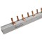 BUSBAR COPPER L TYPE 3P L1NL2NL3N (2P) 12Θ WITH INSULATION 500-10024