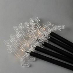 СОЛАРНИ ЕЛЕНЧЕТА С ТОПЛИ БЕЛИ LED СВЕТЛИНИ