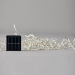 СОЛАРНИ СВЕТЛИНИ СЪС СЕНЗОР ЗА ДВИЖЕНИЕ - 72 LED, ТОПЛА БЯЛА СВЕТЛИНА