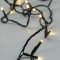 LINE, 96 LED 3mm, BATTERY BOX 3xAA, 8 M/F & MEMORY, TIMER, GREEN PVC WIRE, WARM WHITE LED, PER 10cm, LEAD WIRE 30cm, IP44, DISPLAY BOX (16pcs) 600-05581