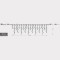 ICICLE, 288 LED 3mm, 36V ADAPTOR, 4 CONNECTORS UNTIL 3 SET, TRANSPARENT PVC WIRE, WARM WHITE LED (H60 x W600cm, 5/7/5/7), LEAD WIRE 3m, IP44 600-06631