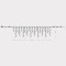 ICICLE, 144 LED 5mm WITH CUPS, 230V, CONNECTOR UNTIL 8, GREEN RUBBER WIRE, WHITE LED (H60 x W300cm, 5/7/5/7), LEAD WIRE 1.5m, IP65 600-11119