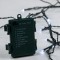 LINE, 96 LED 5mm, BATTERY BOX 3xAA, 8 MULTIFUNCTIONS, TIMER, GREEN PVC WIRE, WHITE LED PER 10cm, LEAD WIRE 100cm, IP44 600-11120