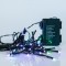 LINE, 48 LED 3mm, BATTERY OPERATED, WITH MULTIFUNCTION, MEMORY AND TIMER, GREEN WIRE, OPAL MULTI LED PER 7,5cm, LEAD WIRE 50cm, IP44 600-11222