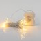 LINE, 48 LED 3mm, BATTERY OPERATED, WITH MULTIFUNCTION, MEMORY AND TIMER, TRANSPARENT WIRE, WARM WHITE LED PER 7,5cm, LEAD WIRE 50cm, IP44 600-11224