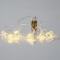 LINE, 10 LED 5mm, WITH ACRYLIC DIAMONDS, BATTERY BOX 2xAA, TRANSPARENT PVC WIRE, WARM WHITE, LED PER 10cm, LEAD WIRE 50cm, IP20 600-11235