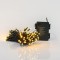 LINE, 96 LED 3mm, BATTERY OPERATED, WITH MULTIFUNCTION, MEMORY AND TIMER, GREEN WIRE, WARM WHITE LED PER 7,5cm, LEAD WIRE 50cm, IP44 600-11255