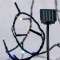 LINE, 96 LED 5mm, SOLAR PANEL, GREEN WIRE, MULTICOLOR LED PER 10cm, LEAD WIRE 1m, IP44 600-11298