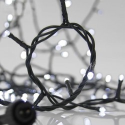 LINE, 700 LED 3mm, 31V, CONNECTOR UNTIL 2, WITH ADAPTOR, LEAD WIRE 300cm, GREEN WIRE, WHITE LED, PER 5cm, IP44 600-11339