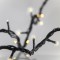 LINE, 300 FLASH LED 5mm, 31V, CONNECTOR UNTIL 3, WITH ADAPTOR, LEAD WIRE 300cm, GREEN WIRE, WARM WHITE LED, PER 10cm, IP44 600-11346