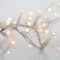 CURTAIN, 360 LED 3mm, 31V ADAPTOR, CONNECTOR UNTIL 3, TRANSPARENT WIRE, WARM WHITE LED (H200 x W200cm, 20 LINES x 18 LED), LEAD WIRE 3m, IP44 600-11371