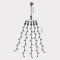 OCTOPUS, 175 LED 3mm, 31V ADAPTOR, GREEN WIRE, WARM WHITE LED PER 10cm (5 LINES X 35LED), LEAD WIRE 3m, IP44 600-11391