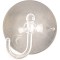 TRANSPARENT SUCTION CUPS  4,5cm , WITH HOOK, SET 10PCS 600-11411