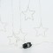 ICICLE, 184 MINI LED WITH 8 METAL STARS 12cm, ADAPTOR WITH CONNECTOR TIL 3PCS, TRANSPARENT WIRE, DAY LIGHT LED, H155xW175cm, LEAD WIRE 50cm, IP44 600-11424