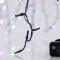 LINE, 100 LED 3mm, 31V ADAPTOR WITH 8 MULTIFUNCTIONS, GREEN WIRE, OPAL MULTICOLORED LED PER 5cm, LEAD WIRE 3m, IP44 600-11507
