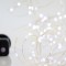 LINE 300 MINI LED, 4.5V ADAPTOR, STEADY, SILVER COPPER WIRE, WHITE LED PER 10cm, LEAD WIRE 5m, IP44 600-11709