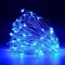 LINE 100 MINI LED, 4.5V ADAPTOR, STEADY, SILVER COPPER WIRE, BLUE LED PER 10cm, LEAD WIRE 5m, IP44 600-11722