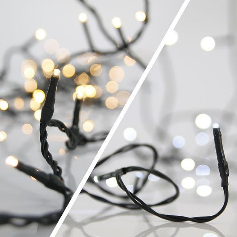 CURTAIN, 360 2CHIP LED 3mm, 31V ADAPTOR, M/F, WITH MEMORY, REMOTE CONTROL, TIMER AND DIMMER, CONNECTOR TIL 3, TRANSPARENT WIRE, WARM WHITE & WHITE LED, (H200 x W200cm, 20 LINES x 18 LED), LEAD WIRE 3m, IP44 600-11861