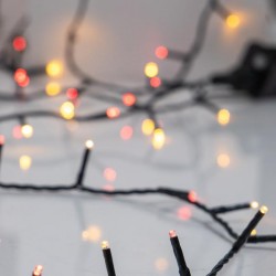 СВЕТЛИННА ЛЕНТА С 240 LED ДИОДА - ТЪМНОЗЕЛЕН КАБЕЛ