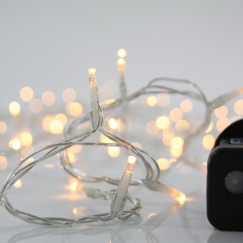 ТОПЛА БЯЛА LED ЛАМПИЧКА 50 LED, 8 М ТОПЛА БЯЛА LED ЛАМПИЧКА 50 LED, 8 М