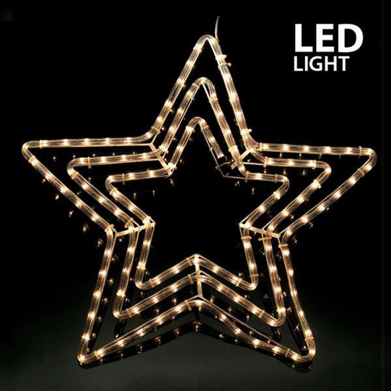 ТРОЙНА ЗВЕЗДА С LED ОСВЕТЛЕНИЕ - 4.70 М ТРОЙНА ЗВЕЗДА С LED ОСВЕТЛЕНИЕ - 4.70 М