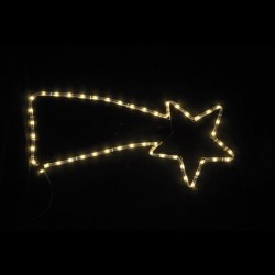 COMMET, 2m LED ROPE LIGHT, 2-WAY, WARM WHITE, 71x29cm, IP44 600-20010
