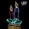 CANDLES, 6m LED ROPE LIGHT, 2-WAY, 42x70cm, IP44 600-20017