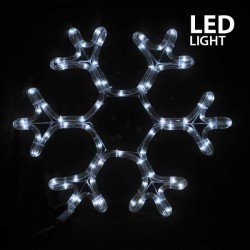 СНЕЖИНКА С LED ОСВЕТЛЕНИЕ 3M, БЯЛА СНЕЖИНКА С LED ОСВЕТЛЕНИЕ 3M, БЯЛА