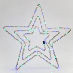 ТРОЙНА ЗВЕЗДА С LED ОСВЕТЛЕНИЕ