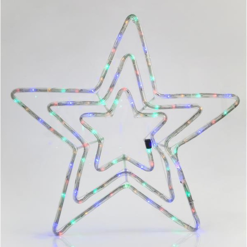 ТРОЙНА ЗВЕЗДА С LED ОСВЕТЛЕНИЕ