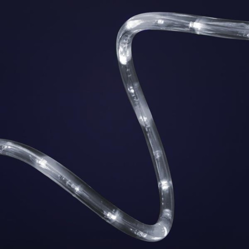 ROPE LIGHT, 2-WAY, WHITE, 100m, 36 BULBS/m 600-22001