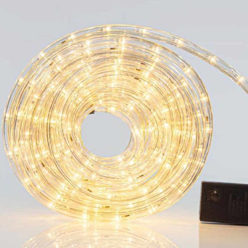 LED СВЕТЛИННА ВЕРИГА С ПРОГРАМИ, ТОПЛА БЯЛА СВЕТЛИНА, 10 М