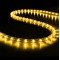 LED ROPE LIGHT, UV PROTECTION, CUT EVERY METER, 2-WAY,  YELLOW, 50m, 36 LED/m, IP65 600-22232
