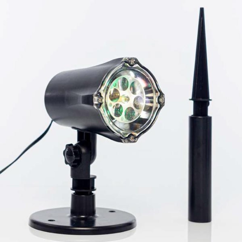 LED PROJECTOR, WITH PROGRAMM, WITH COLORED CHRISTMAS DESINGS, 8x11,5x33,5cm, IP44 600-22304