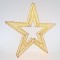 LIGHTED STAR, 7200 WARM WHITE LED, WITH TRANSFORMER, COPPER WIRE, 108cm, IP44 600-22434