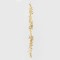 LIGHTED GARLAND, 20 WARM WHITE LED, WITH GOLD LEAVES, BATTERY OPERATED, WITH TIMER, 150cm 600-22509