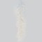 LIGHTED BRANCH WITH CRYSTALLS, 60 WARM WHITE LED, CHAMPAGNE, BATTERY OPERATED, WITH TIMER, 150cm 600-22510