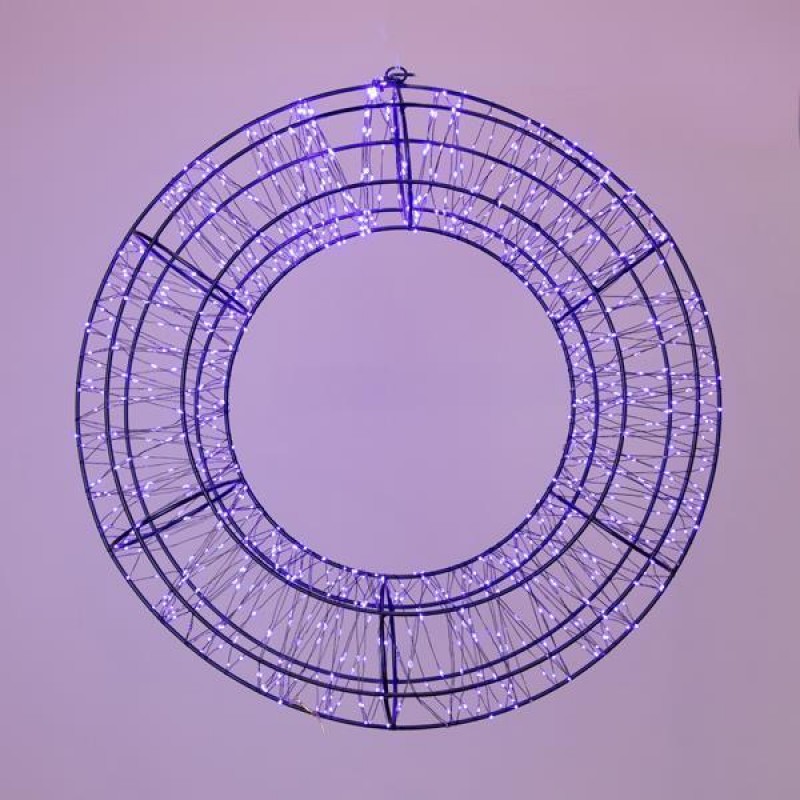ОСВЕТЕН КОЛЕДЕН ВЕНЕЦ 38 СМ С 720 LED