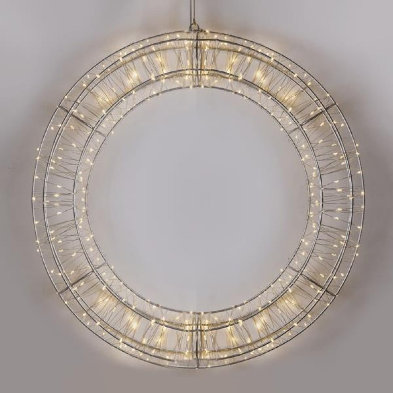 СВЕТЕЩ КОЛЕДЕН ВЕНЕЦ 50 СМ С 360 LED СВЕТЕЩ КОЛЕДЕН ВЕНЕЦ 50 СМ С 360 LED
