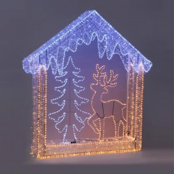PROFESSIONAL DESIGN CHRISTMAS REPRESENTATION 3D, 960 LED, 180x162x52cm, IP44 600-23078