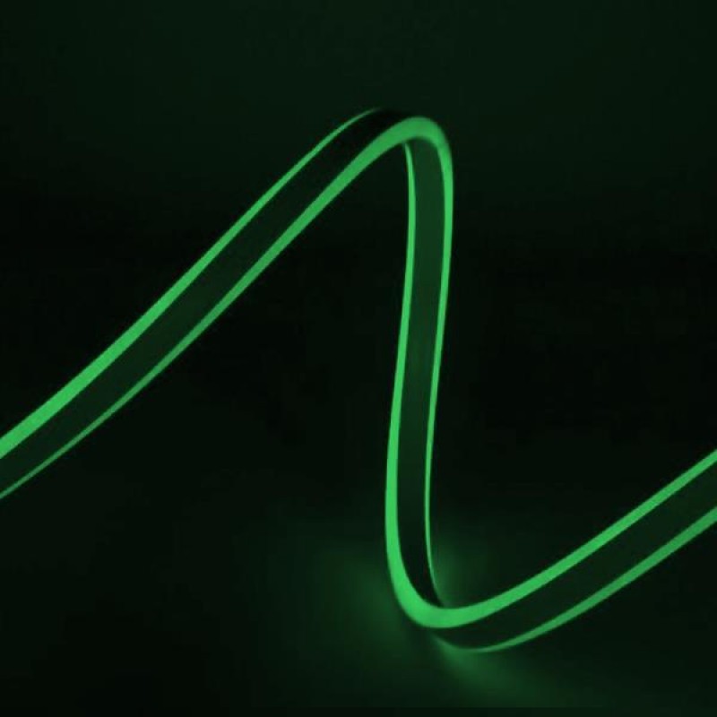 NEON ROPE LIGHT GREEN, TWO-SIDED, 50M 600-23206