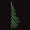 PROFESSIONAL POLE DESIGN, TREE, GREEN LED ROPE LIGHT, 170x50cm, IP65 600-23421