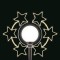 PROFESSIONAL POLE HEAD DESIGN, 6 STARS, WARM WHITE LED ROPE LIGHT, 120x50cm, IP65 600-23425