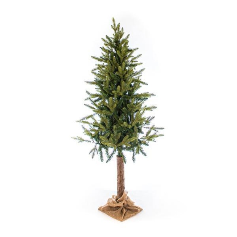 TRIEST TREE, PVC & PE, WITH WOODEN BASE, 210CM 600-30537