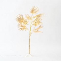 BROAD LEAVE TREE WITH GOLD LEAVES 1,2m, ADAPTOR, 80 MINI LED WARM WHITE, LEAD WIRE 3m , IP44 600-30576 BROAD LEAVE TREE WITH GOLD LEAVES 1,2m, ADAPTOR, 80 MINI LED WARM WHITE, LEAD WIRE 3m , IP44 600-30576
