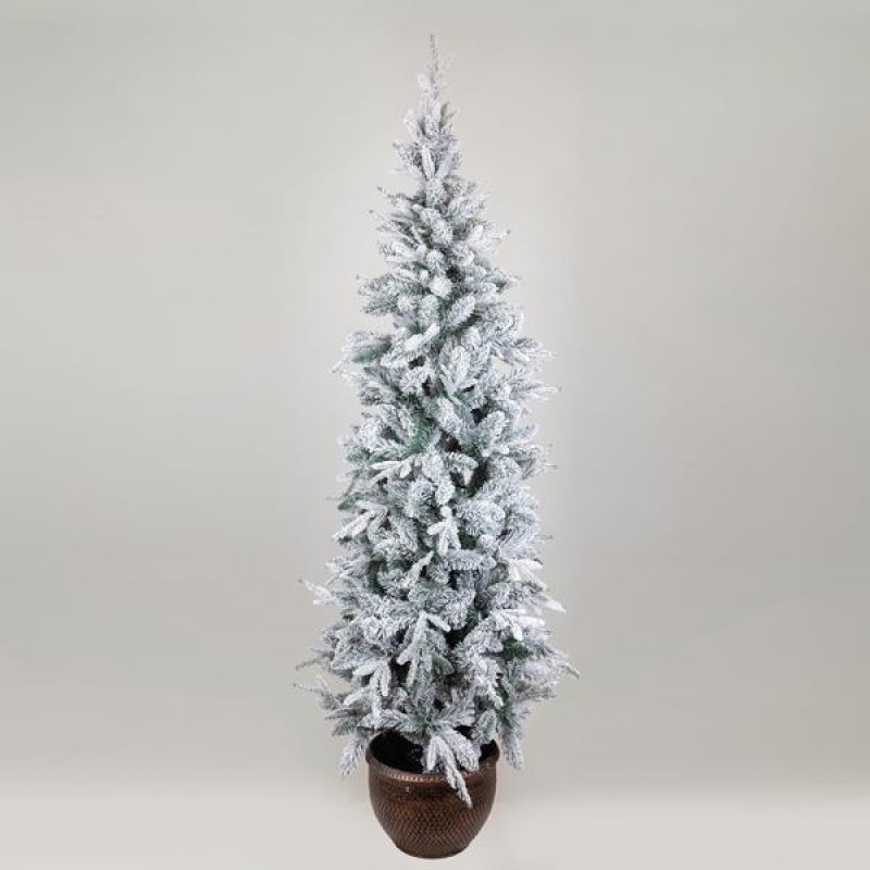 SNOWY FIR, STOCKHOLM, WITH WITH POT, 180cm 600-30647