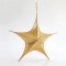 STAR,FABRIC METALLIC GOLD, 80cm 600-40820
