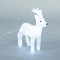 ACRYLIC DEER, 4,5V, 35 WHITE LED, WITH ADAPTOR, LEAD WIRE 500cm, 32,5x11x35cm, IP44 600-40874