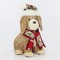 DOG WITH CAP AND SCARF, 16x20x33cm 600-41124