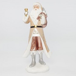 TABLE PINK SANTA WITH SACK IN BASE, 17x15x39,1cm 600-41146